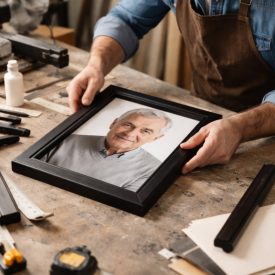 Egyedi gyászfotó termék